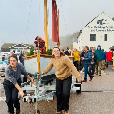 The Boat Building Academy hosts its 55th launch day